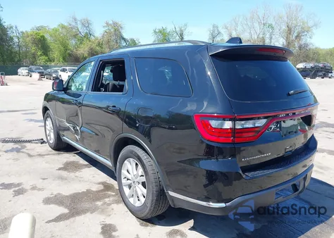 2023 Dodge Durango Sxt Rwd z USA, uszkodzony, nr VIN 1C4RDHAG1PC635467